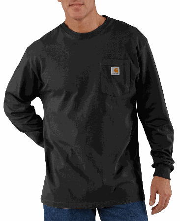 Carhartt Workwear Carhartt M's Workwear Pocket L/S T-Shirt Black