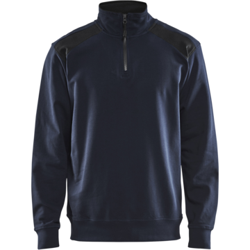 Tröja med Half-Zip Blåkläder 3353