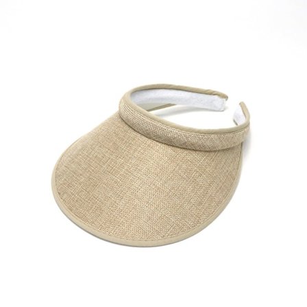 Sommerhat med bred skygge til kvinder - Visirhat med solbeskyttelse UV - Khaki