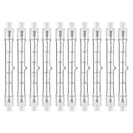R7s Halogenpære 118 mm 200 W 230 V Pakke med 10 Halogenstav R7s Halogenpære R7s Dimbar Halo (FMY)
