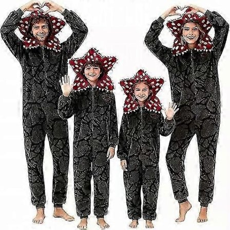 Stranger Things 5 Demogorgon Puuvillainen Pehmeä Lämmin Yöasu Lapselle Jouluksi