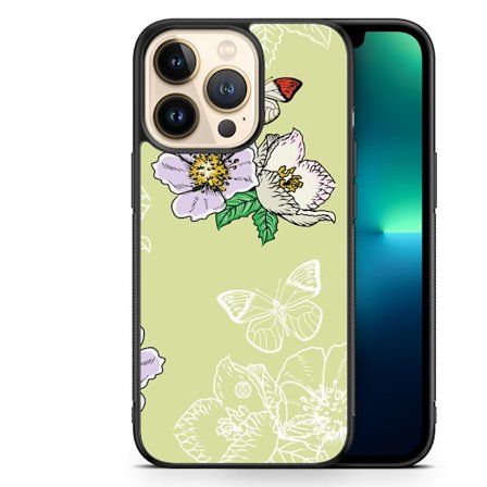 Bjornberry Skal iPhone 13 Pro - Fjärilsblomma