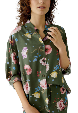 Oui Blouse Blusar Dam Grön 34