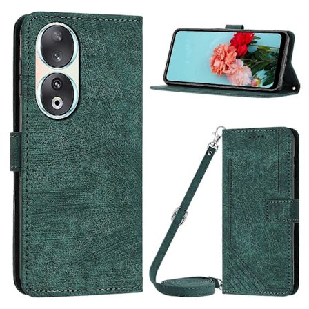 Honor 90 Suojakotelo Lompakko Jalusta Olkalaukku Nahkainen Puhelinkotelo Olkahihnalla