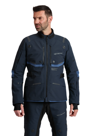 Motorradjacke Ixon M-Skeid Marineblau S