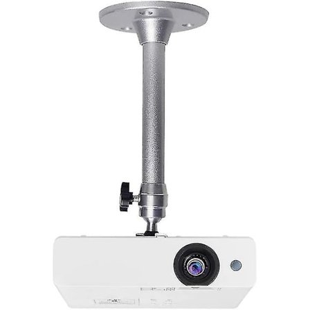 Projektor loftsophæng, 6,6 lb belastningskapacitet, 360 graders rotation, 90 graders vippevinkel, lofts- og vægbeslag til miniprojektor - fremstillet 