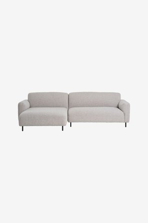 House Nordic - Lounge-sofa Salvador - Grå - Sofaer med chaiselong - Fra Homeroom