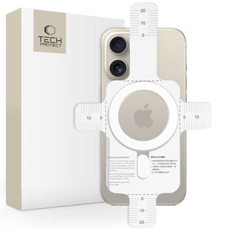 Tech-Protect MagMat MagSafe Magnetisk ring Universal - Vit