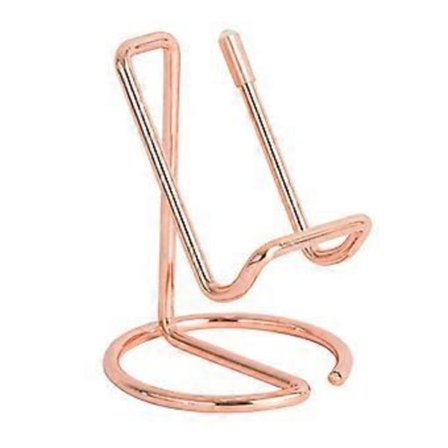 Mobiltelefonholder Metall Mobiltelefoner Display Oppbevaringsstativ Hylle for Elektronisk Produkt Oppbevaringsdisplay Hyller Rose Gull