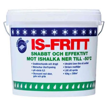 IS-FRITT 910 Issmältningsmedel 10 kg hink, med ströare, Trädgårdsredskap