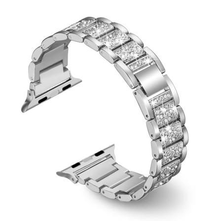 Kompatibel med Apple Watch-remme 41mm 40mm 38mm, Dame Bling Di