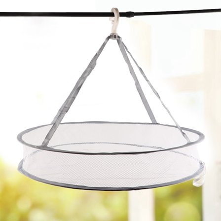 Sammenleggbart tørkestativ av høy kvalitet for hengende klær, vask, genser, kurv, tørkenett