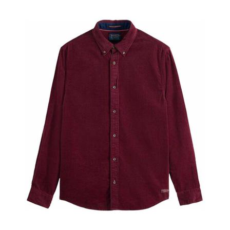 Scotch & Soda Overhemd , Rood , Heren , Maat: M