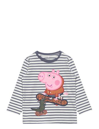 Nmmjum Peppapig Ls Top Pep Langærmet T-shirt Multi/mønstret Name It