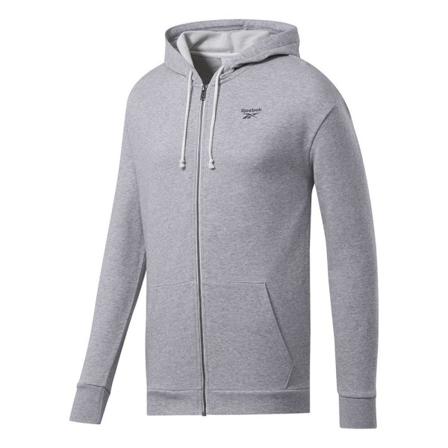 Sweatshirts Reebok Te Ft Fz Hoodie Gråa 182 - 187 Cm/l
