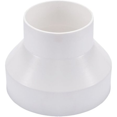 Kanaladapter, kanalreduktionsadapter til udsugningsventilator til ventilationskanal (200 mm til 150 mm)