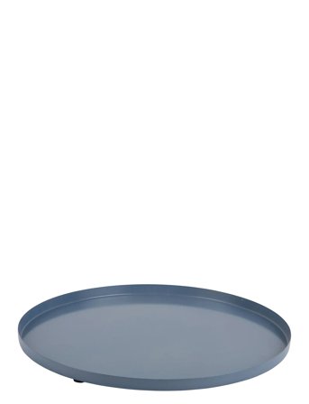 present time Tray Servir Round Medium - Blue - Ø 35 CM