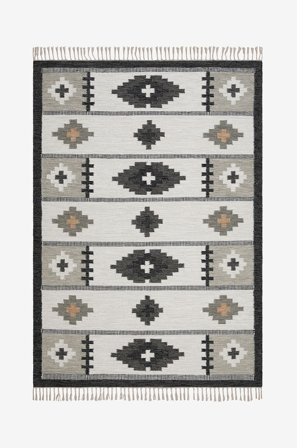 KM Home - Villamatto Arvika - Harmaa - Villamatot - 240X340 - - Homeroom