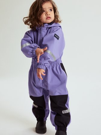 Wasserdichter Shelloverall - 104 - kinderbekleidung - purple - Polarn O. Pyret