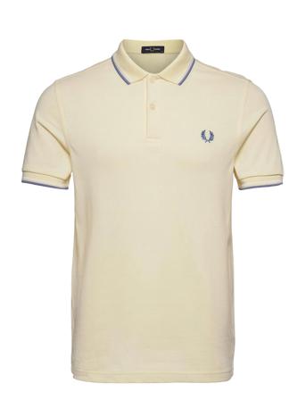 Twin Tipped Fp Shirt Polos Short-sleeved Gul Fred Perry