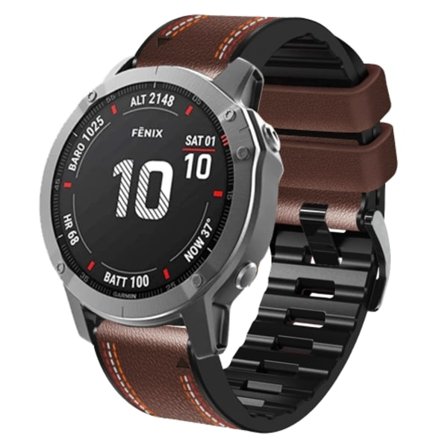 För Garmin Fenix ​​7 Tricolor Stitching Watch