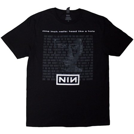 Nine Inch Nails Unisex Vuxen Head Like A Hole T-Shirt S Svart