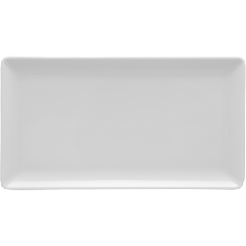 Tallrik rektangulär Blocho San Marino vit