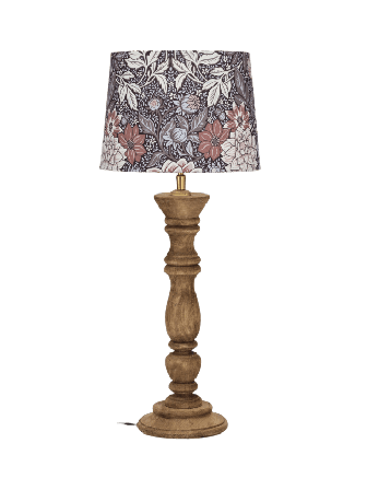 PR Home Lodge Bordslampa Dahlia Lampor Brun