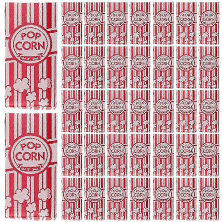 100 st Oljesäkra Popcornpåsar i Papper Stor Organizer & Hållare_Bra saker