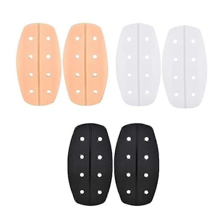 3 Par Silikone BH Strop Puder Holder Skridsikre Fleksible Skulderbeskyttere Puder Lindrer Skulder Ubehag