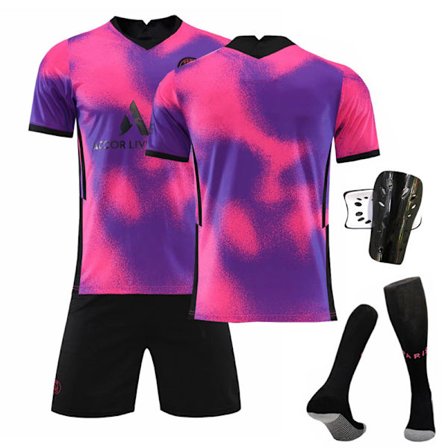 Fotballdrakt Paris rosa 22-23 nr. 7 nr. 10 nr. 30 draktsett utenlandshandel stor mengde pris