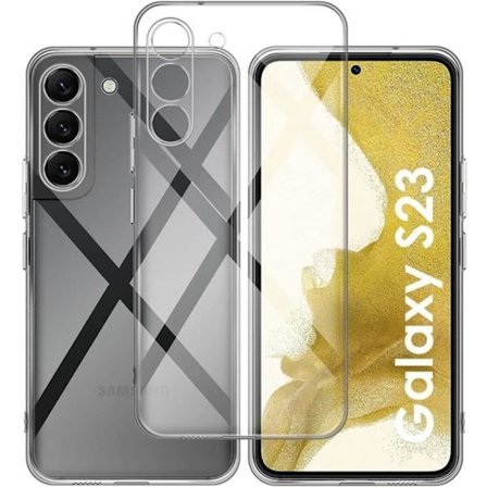 Coque - Phonillico - Samsung Galaxy S23 - Silikon Gel TPU - Ultra Tunn - Transparent