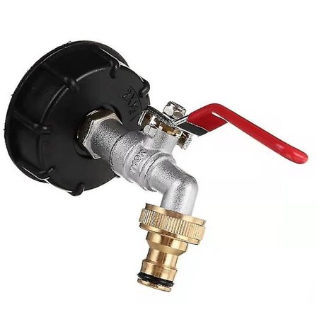 Vannbeholder Tank Kran, 1000l Ibc Adapter Ibc Tank Adap