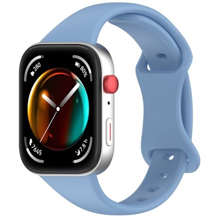 Stropp for Huawei Watch Fit 4/fit 4 Pro/fit 3 Sommerfuglspenne Silikonstropp (blå)