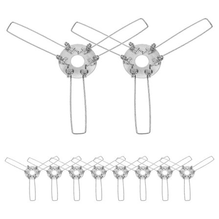 10 kpl Lampunvarjostinadaptereita Lampunvarjostimen pidikkeet Lampunvarjostimen kiinnikkeet Lampunvarjostimen jousiadapteri