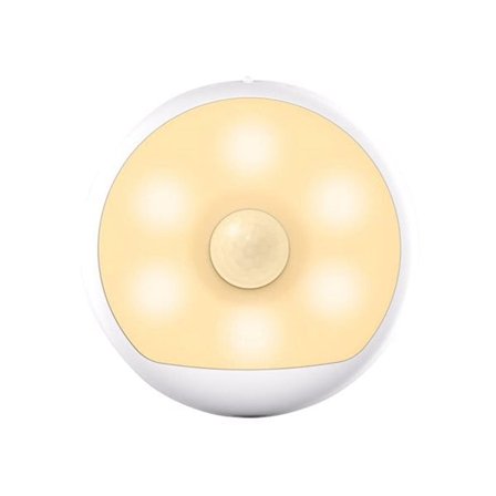 Nattlampa med rörelsesensor, USB-C-laddning och upp till 180 dagars drift