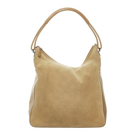 Gucci Vintage, Pre-owned Suede Shoulder Bag Bruin, Dames, Maat:ONE Size