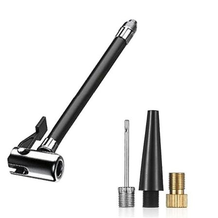 Oppblåsbar pumpemunnstykke dekkpumpe lang slangeventil luftinflasjonsslange tilbehør