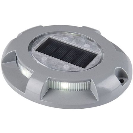 To-farget Solcelle Dekklys Solcelle Nedgravd Lys Vei Korridor Hage Lys, for Utendørs, Hage, Hage