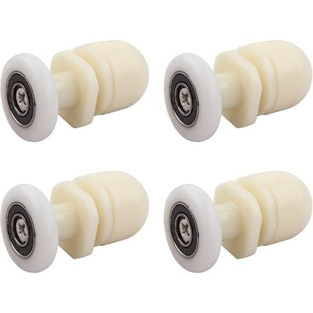 Dusjdørhjul, 12 stk. Messing Dusj Skyvedørhjul, for Hjul for Erstatning av Glass Skyvedør Dusj Løpere Hjul (23MM)