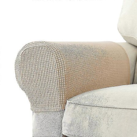 2 stk. Stretch Armlenebeskyttere Spandex Jacquard Armbeskyttere Myk og Elastisk Beskyttelse for Stoler Sofa Lenestol Trekk Recliner Sofa_Super Gave