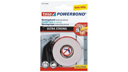 Tesa Montageband Tesa Powerbond 19mm/5lfm 55792-00001