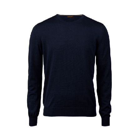 Stenströms Blue Merino Crew Neck Överdelar Herr Blå S