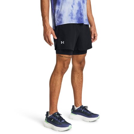 Under Armour Launch 5'' 2-in-1 Shorts Black