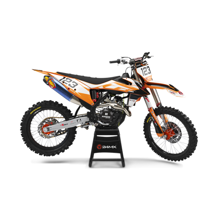 ENJOY 24MX Komplett Dekalkit med Nummerplåtsdekaler - KTM 150 EXC TPI 2020-2024
