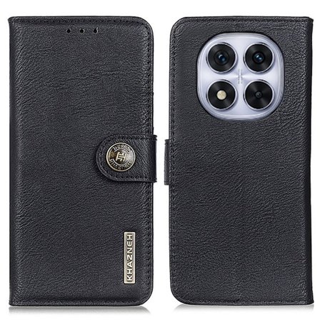 KHAZNEH Redmi Note 14 Pro/Pro Plus 5G Fodral Läder Svart