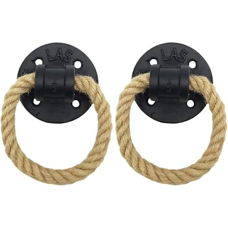 Hamp Reb Håndtag Retro Smedet Jern Dørhåndtag Skab Skab