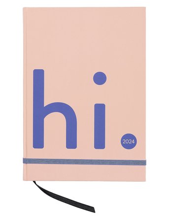 Calendar 2024 Beige Design Letters