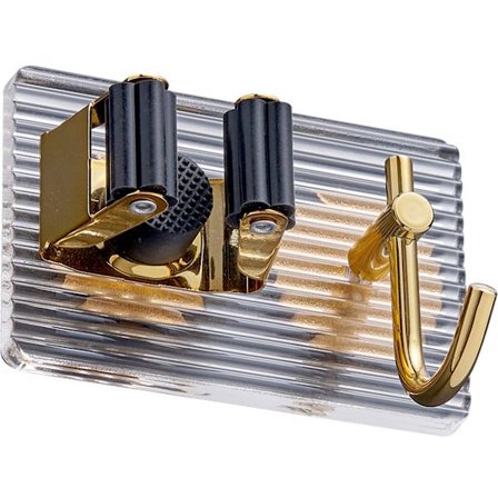 ING Luksus Veggmontert Kost Opphengssystem, Håndtaksklips, Veggmontert Heklekrok for Toalettkoster, 1 stk