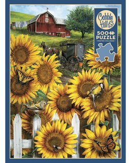Puslespil Solsikker 500 brikker